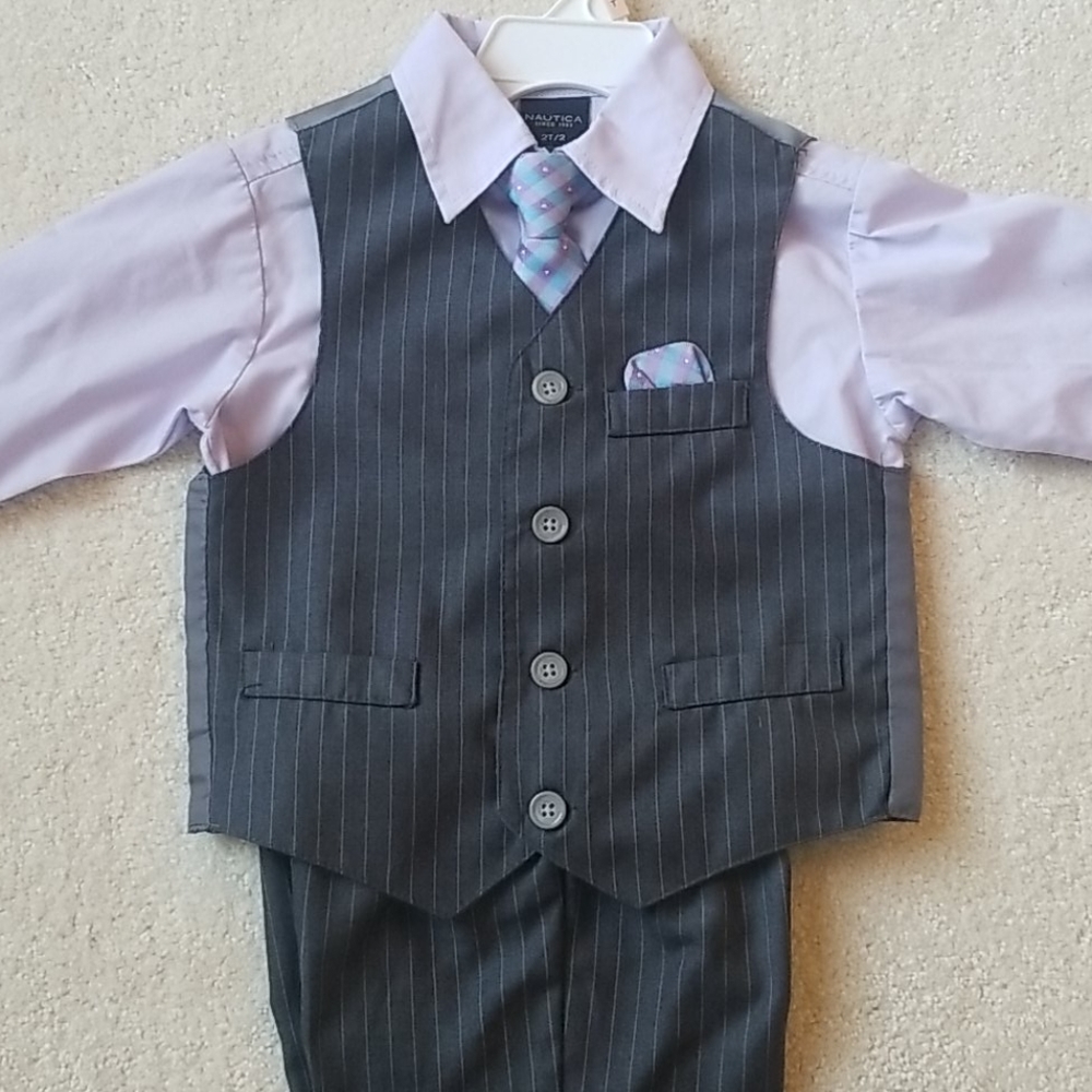 Nautica Boys 4 Piece Suit Set
